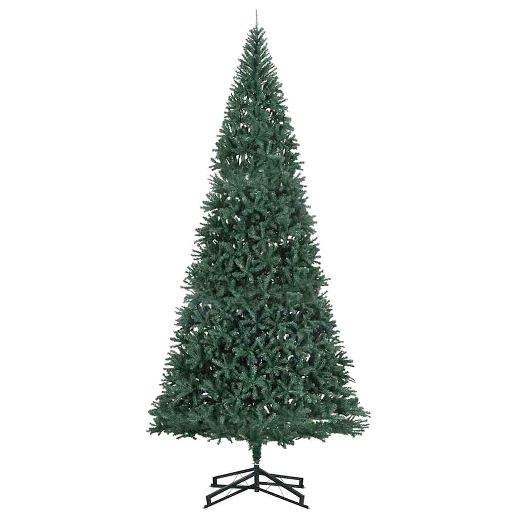 Artificial Pre-lit Christmas Tree with Stand Green 500 cm PVC